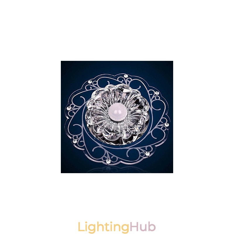 Crystal Ceiling Lamp Spotlight SMD 3W Creative Lamp Tube Light Colorful Color Dome Light