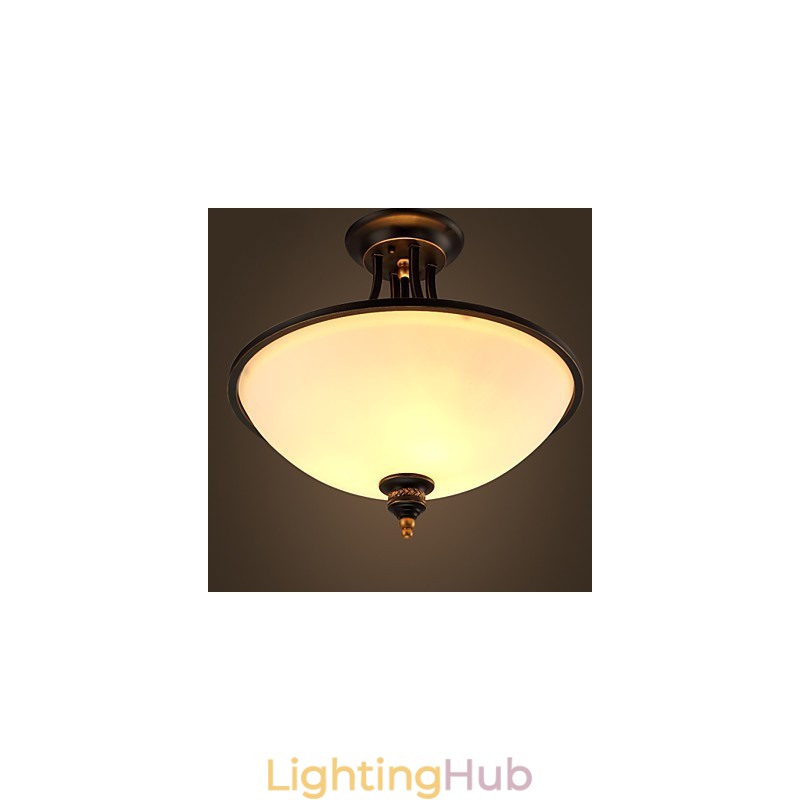 Simple Pastoral Ceiling Lamps Bronze Phnom Penh American Country European Ceiling Lamps Lamp
