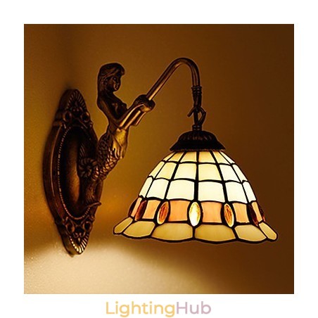 European Contracted Rural Creative Wrought Iron Wall Lamp Glass Lights European Contracted Rural Creative Wrought Iron Wall Lamp Glass Lights