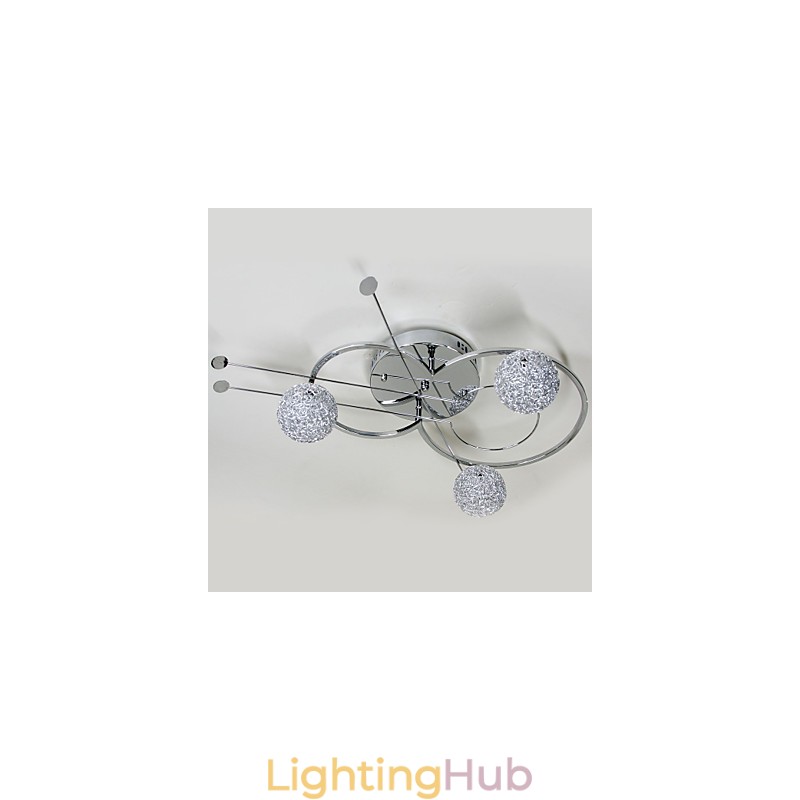 Modern Contemporary Electroplated Flush Mount