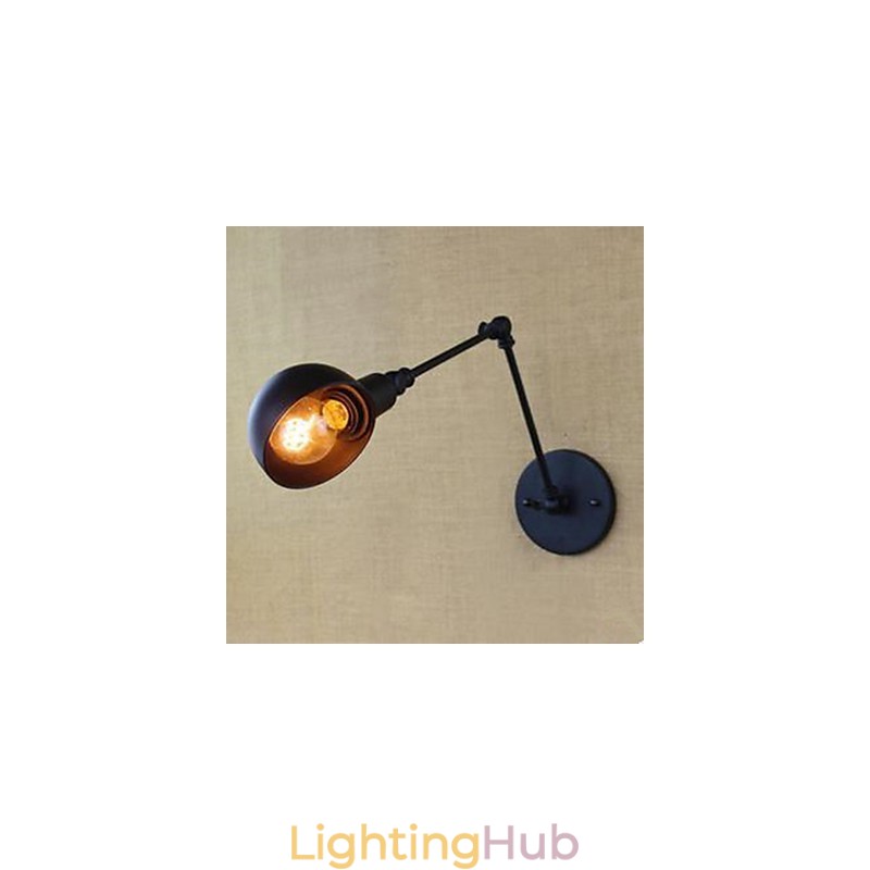 The Balcony Stair Corridors Contracted Creative Restaurant Bar Wall Lamp Wrought Iron Long Arm
