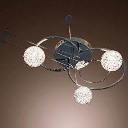 Modern Contemporary Electroplated Flush Mount
