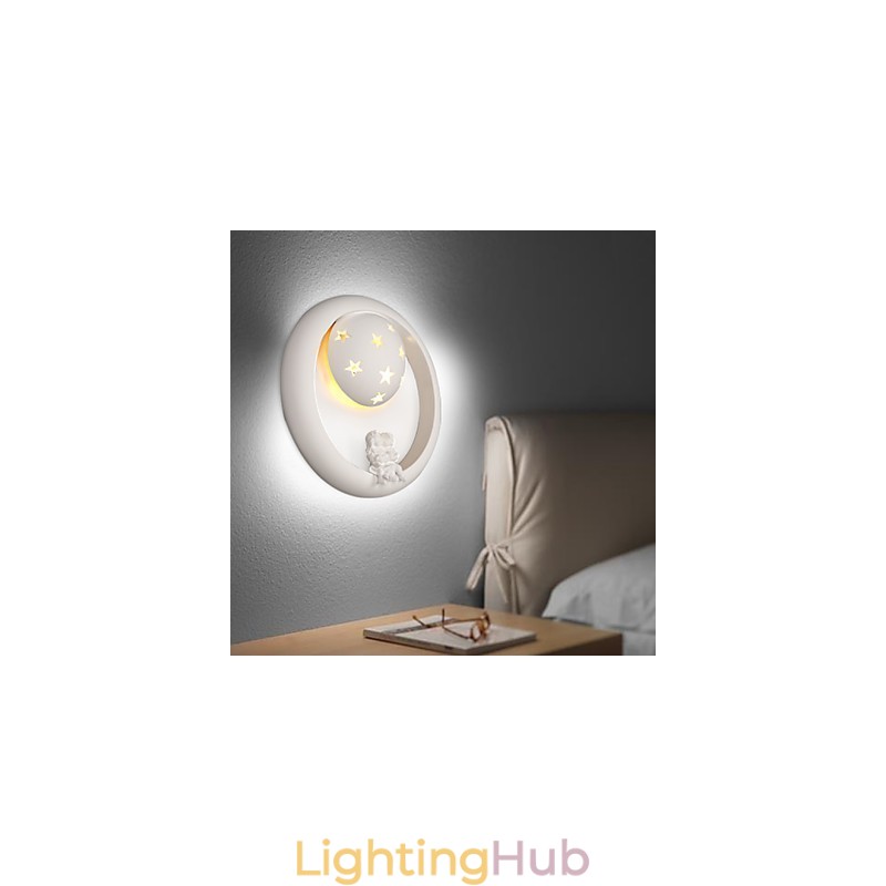 Sweet Pastoral Gypsum Fun Children Room Porch Wall Lamp Lights