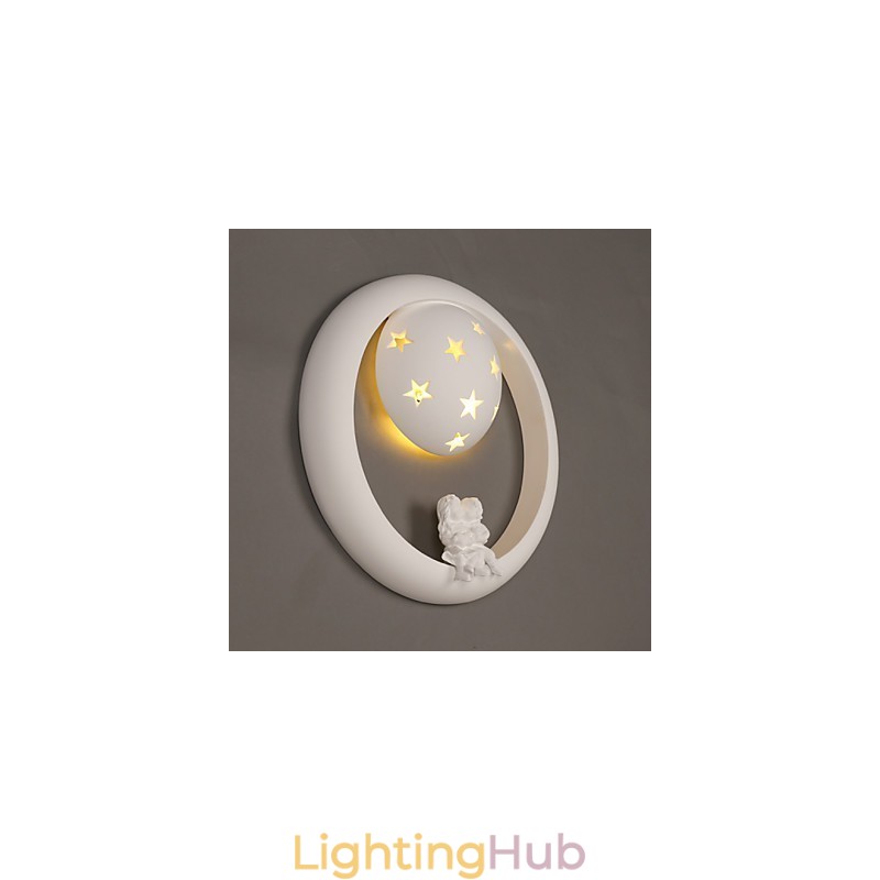 Sweet Pastoral Gypsum Fun Children Room Porch Wall Lamp Lights