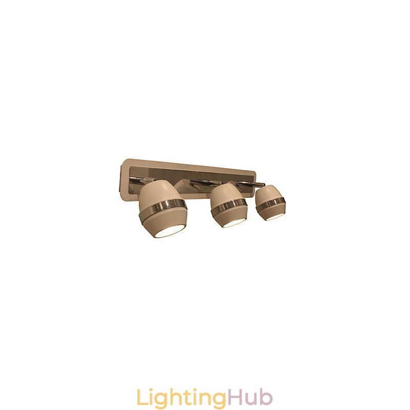 Modern Spherical Chrome Wall Lights Bathroom Lights With 3 Lights