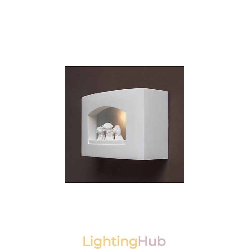 Contemporary And Contracted Creative Bedroom Plaster Wall Lamp Wall Lamp Lights