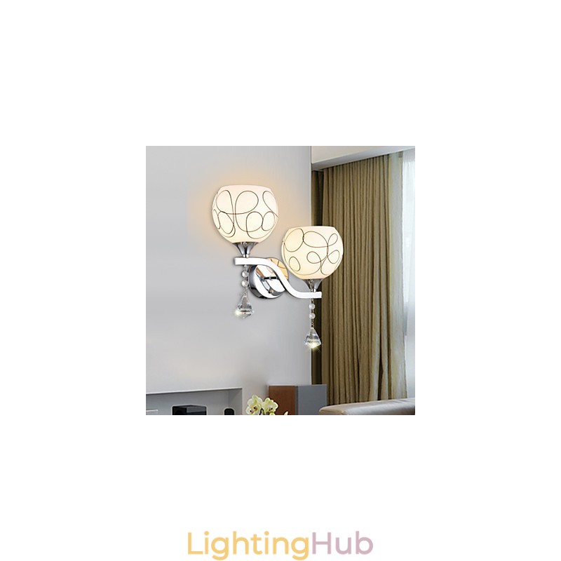 Creative Contemporary And Contracted Creative Crystal Wall Lamp Lights