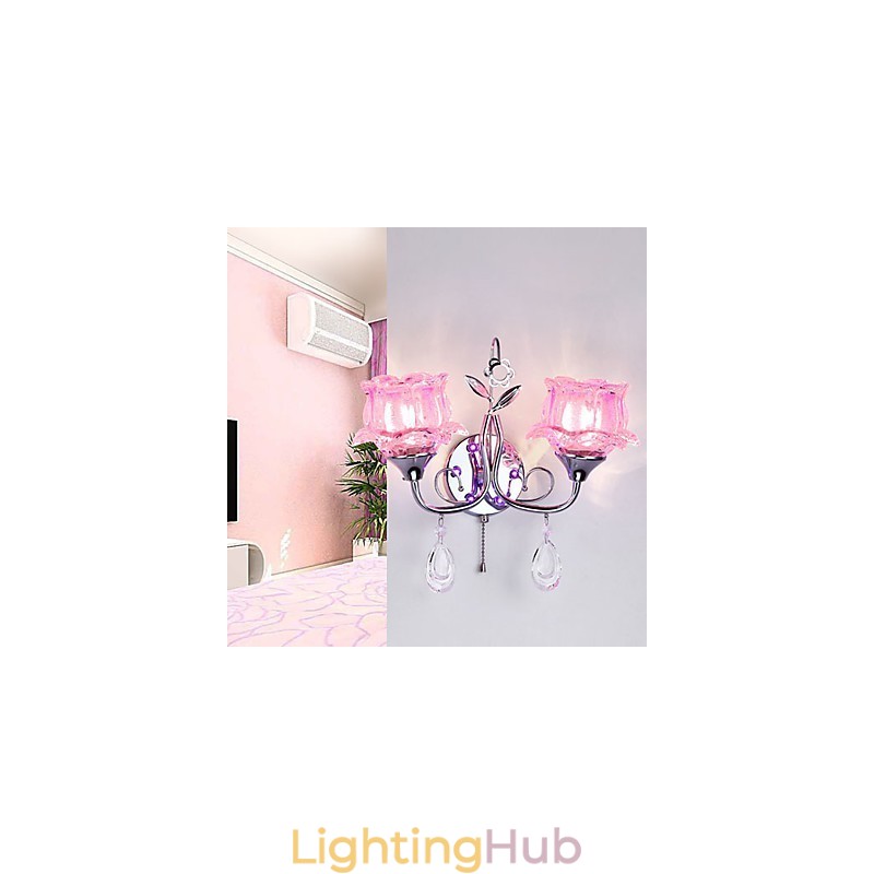 Creative Contemporary And Contracted Creative Crystal Wall Lamp Lights
