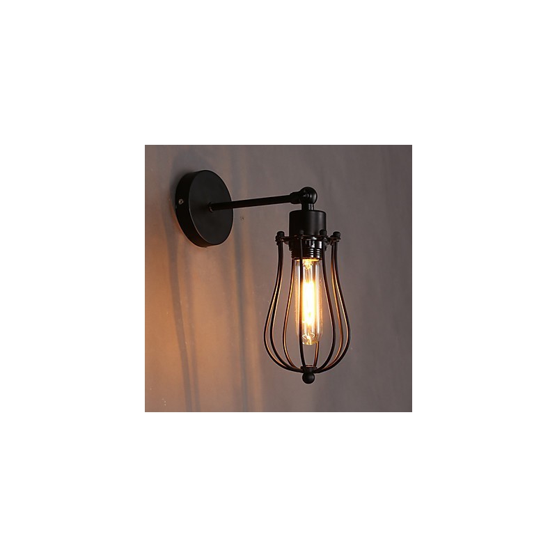 Creative Personality Decorative Wrought Iron Retro Grapefruit Wall Lamp