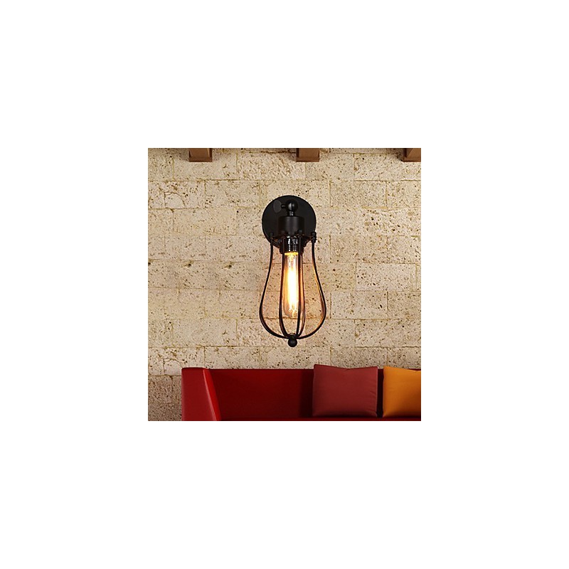 Creative Personality Decorative Wrought Iron Retro Grapefruit Wall Lamp