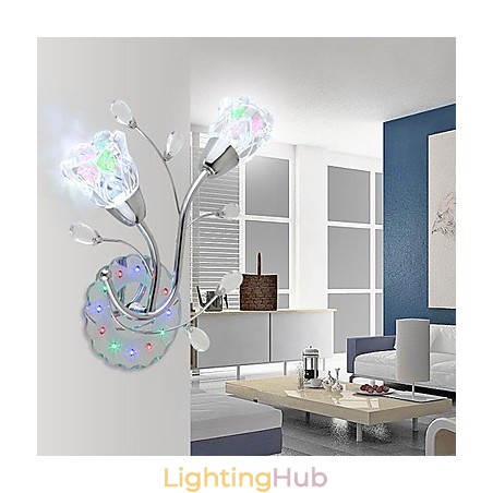 Creative Flowers Contemporary And Contracted Creative Crystal Wall Lamp Lights Creative Flowers Contemporary And Contracted Creative Crystal Wall Lamp Lights
