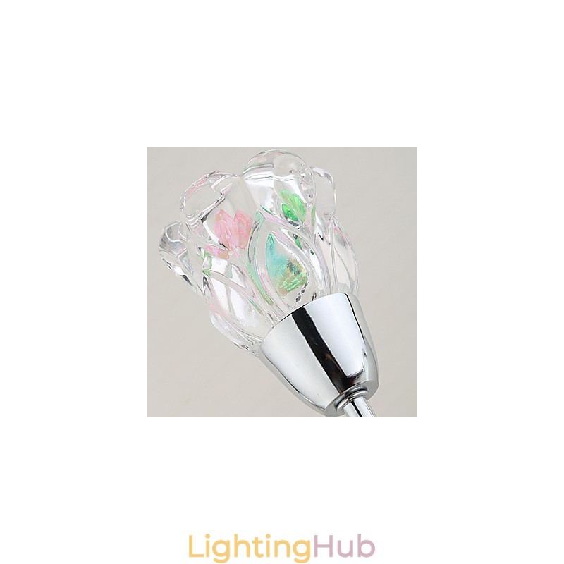 Creative Flowers Contemporary And Contracted Creative Crystal Wall Lamp Lights