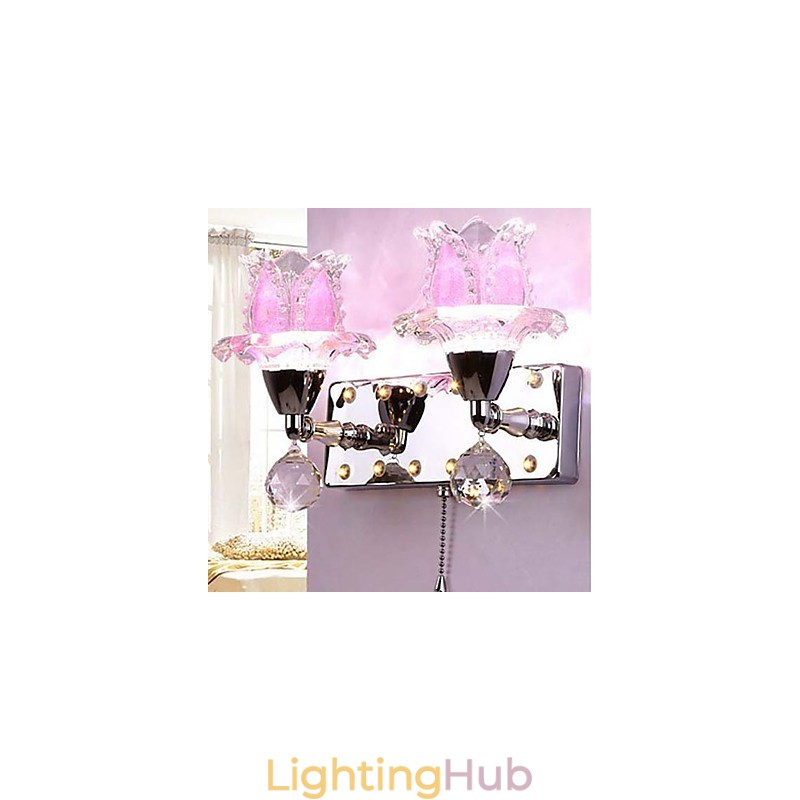 Creative Contemporary And Contracted Creative Crystal Wall Lamp Lights