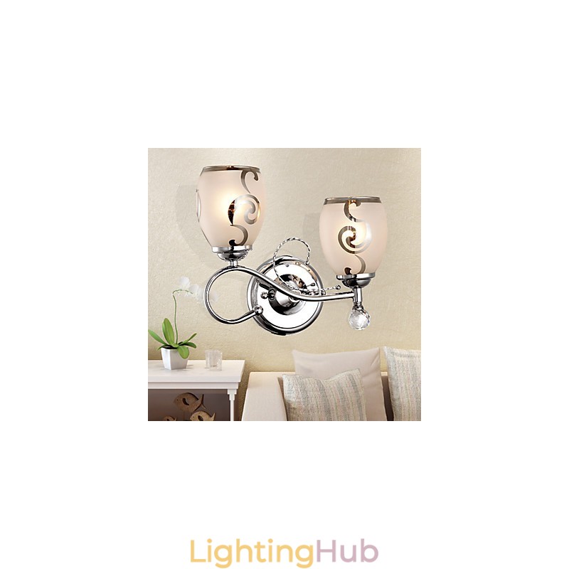 European Style Creative Contemporary And Contracted Crystal Wall Lamp Lights