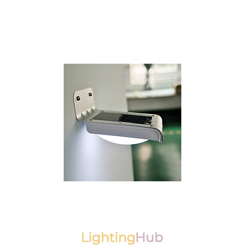Voice Sensor Outdoor Solar Powered Light Lamp Landscape Garden Wall Fence