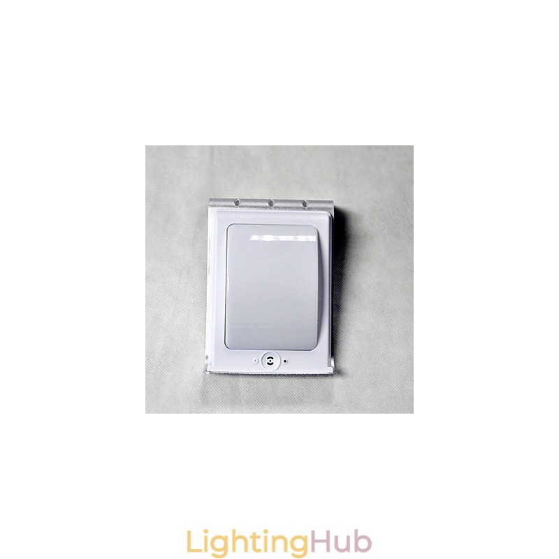 Voice Sensor Outdoor Solar Powered Light Lamp Landscape Garden Wall Fence