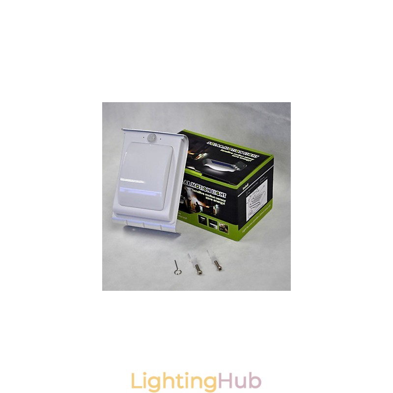 Voice Sensor Outdoor Solar Powered Light Lamp Landscape Garden Wall Fence