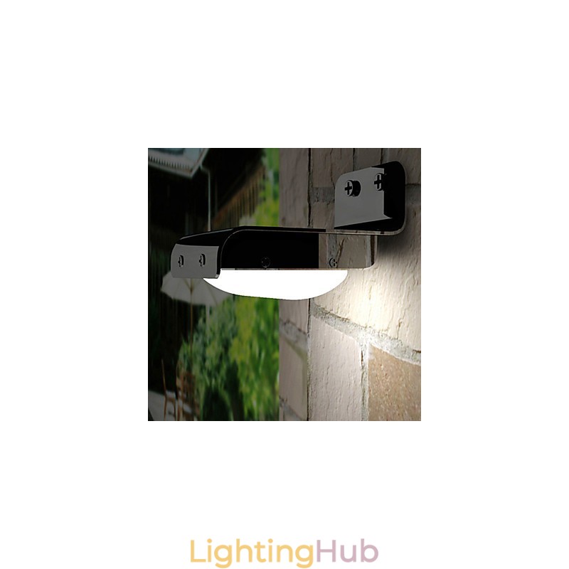 Voice Sensor Outdoor Solar Powered Light Lamp Landscape Garden Wall Fence