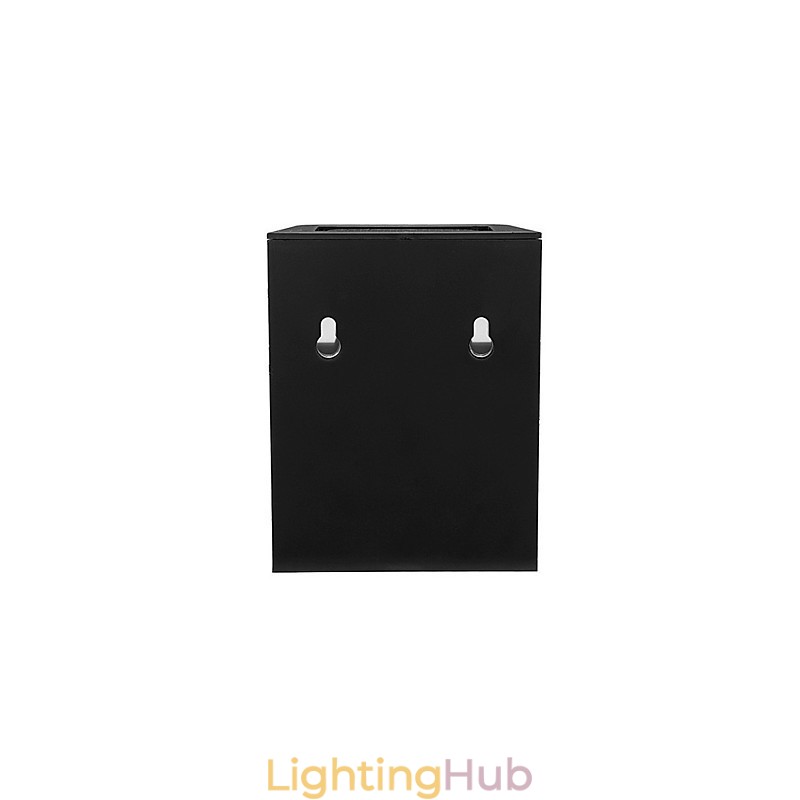 Warm Yellow Solar Powered Wall Mount 2 Lantern Light Deck Lamp