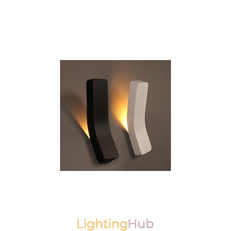Contracted And Contemporary Creative Bent Wrought Iron Wall Lamp Power Lights