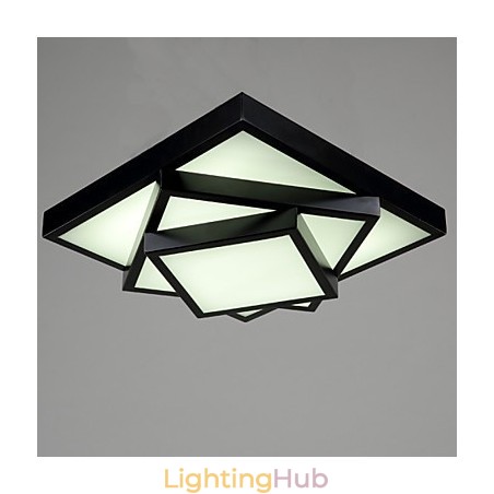 Square Flush Mount Modern Contemporary Ceiling light Metal Square Flush Mount Modern Contemporary Ceiling light Metal