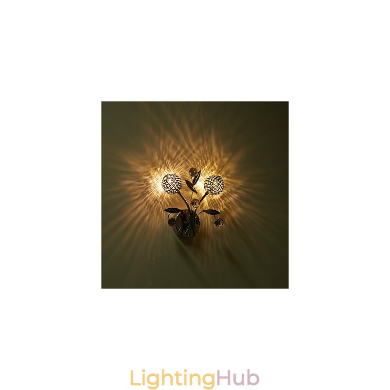 Wall Sconces Crystal Mini Style Modern Contemporary Metal