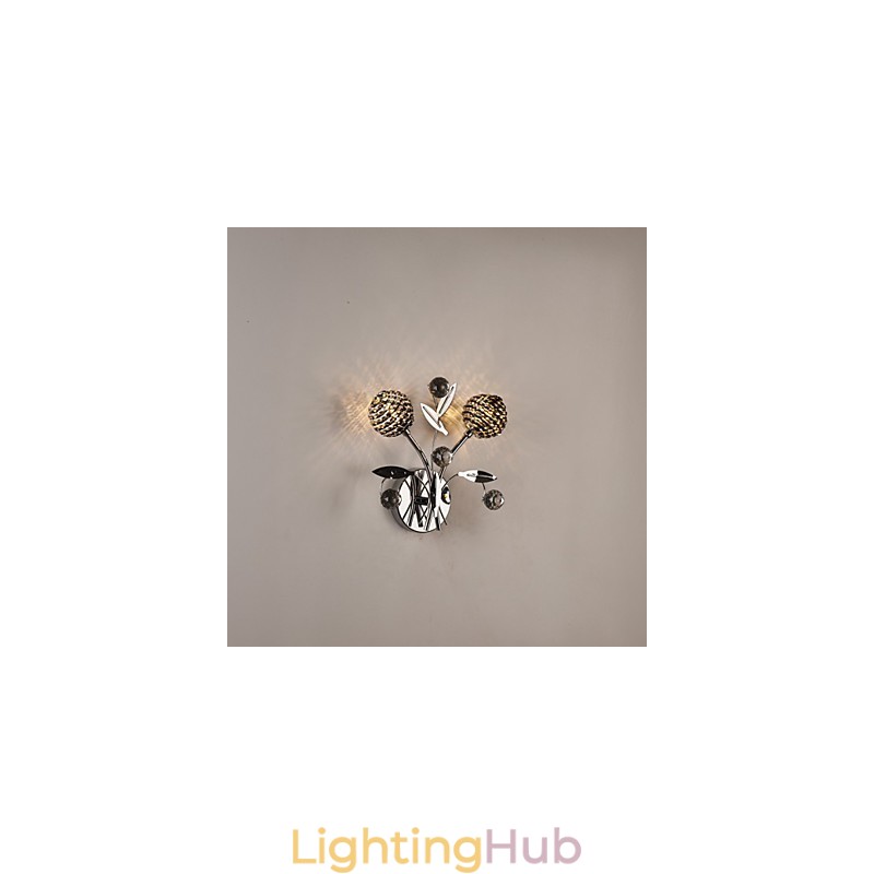 Wall Sconces Crystal Mini Style Modern Contemporary Metal