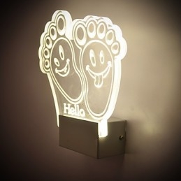 Acrylic Wall Lamp PVC Lamp Light Chip Modern Contemporary Metal