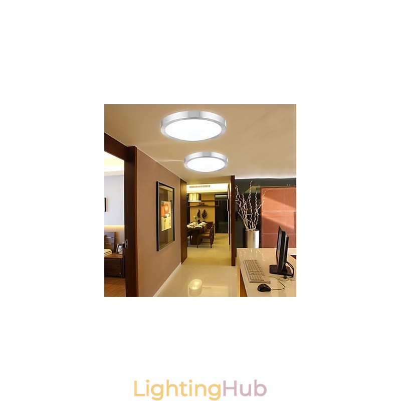 Flush Mount Lights 7W Light Round Simple Modern Diameter 20CM