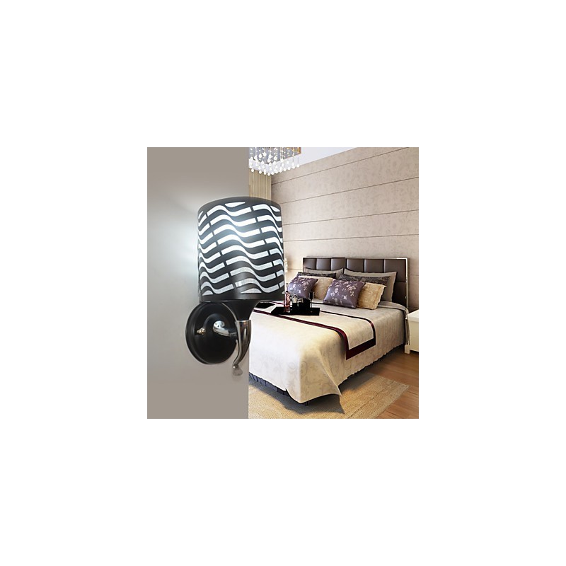 Wrought Iron Sheepskin Modern Wall Lamp Lights
