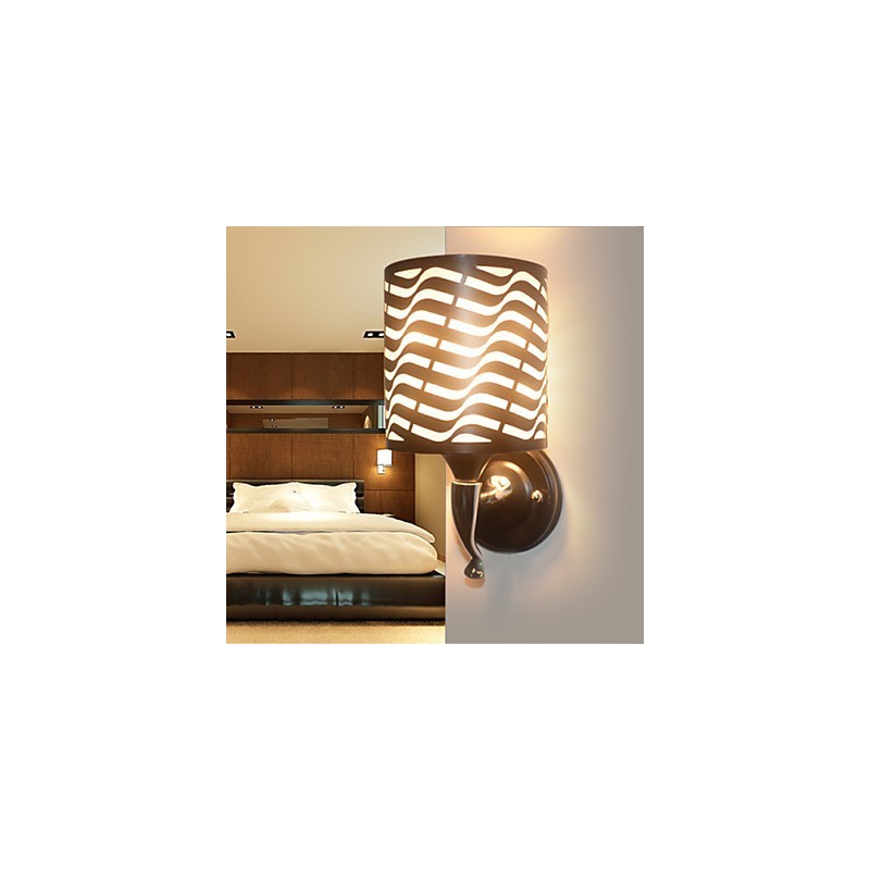 Wrought Iron Sheepskin Modern Wall Lamp Lights