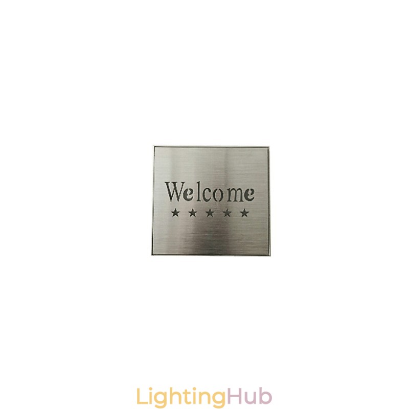 The Hotel Market Welcome Indicator Light Lamp Creative Bar Model Wall Sconces Metal