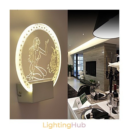 Acrylic Wall Lamp PVC Lamp Light Chip Modern Contemporary Metal 5W Acrylic Wall Lamp PVC Lamp Light Chip Modern Contemporary Metal 5W