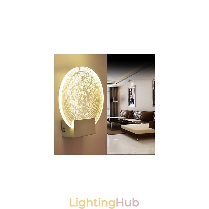 Wall Sconces PVC Lamp Light Modern Contemporary Metal