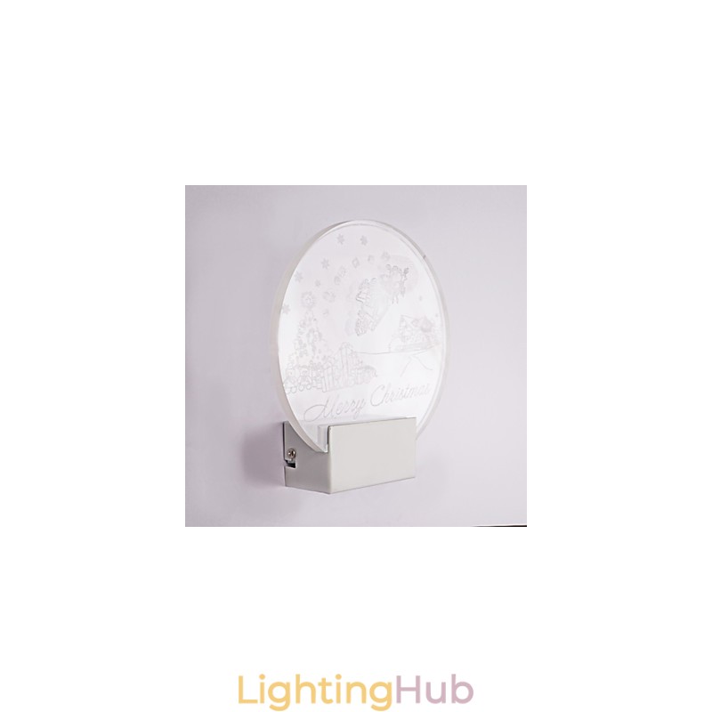 Acrylic Wall Lamp PVC Lamp Light Modern Contemporary Metal