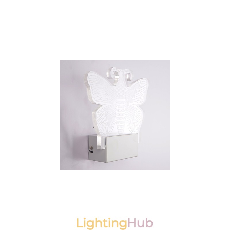 Acrylic Wall Lamp PVC Lamp Light Modern Contemporary Metal
