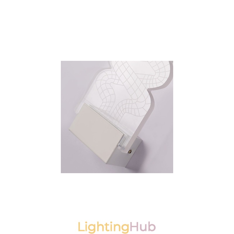 Acrylic Wall Lamp PVC Lamp Light Chip Modern Contemporary Metal