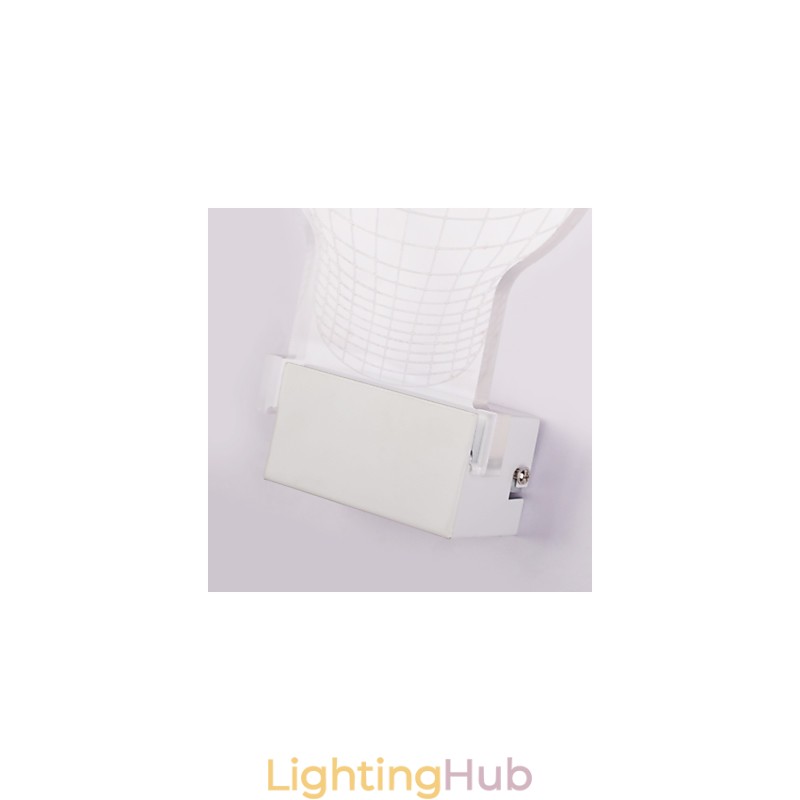 Acrylic Wall Lamp PVC Lamp Light Chip Modern Contemporary Metal