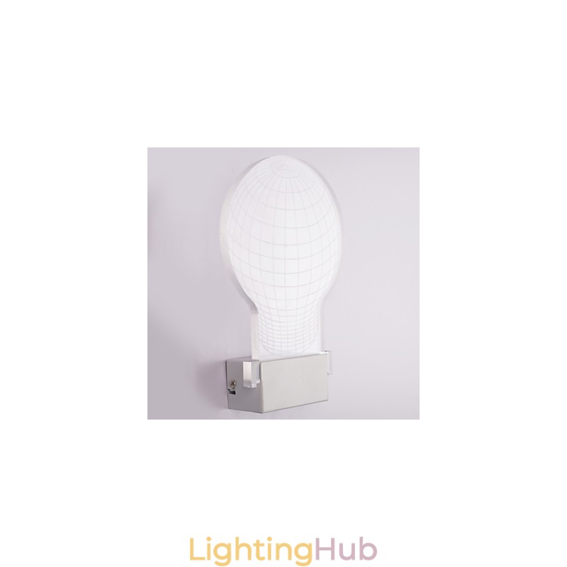 Acrylic Wall Lamp PVC Lamp Light Chip Modern Contemporary Metal