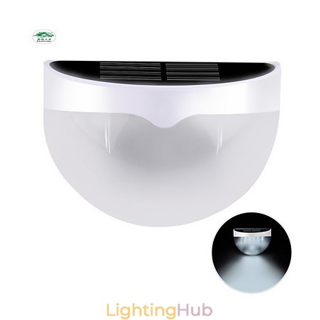 Solar Powered Waterproof IP55 Lamp White + Black Solar Powered Waterproof IP55 Lamp White + Black