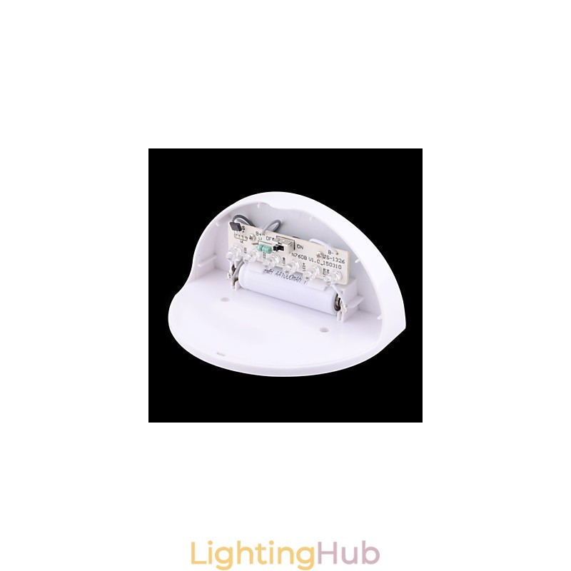 Solar Powered Waterproof IP55 Lamp White + Black