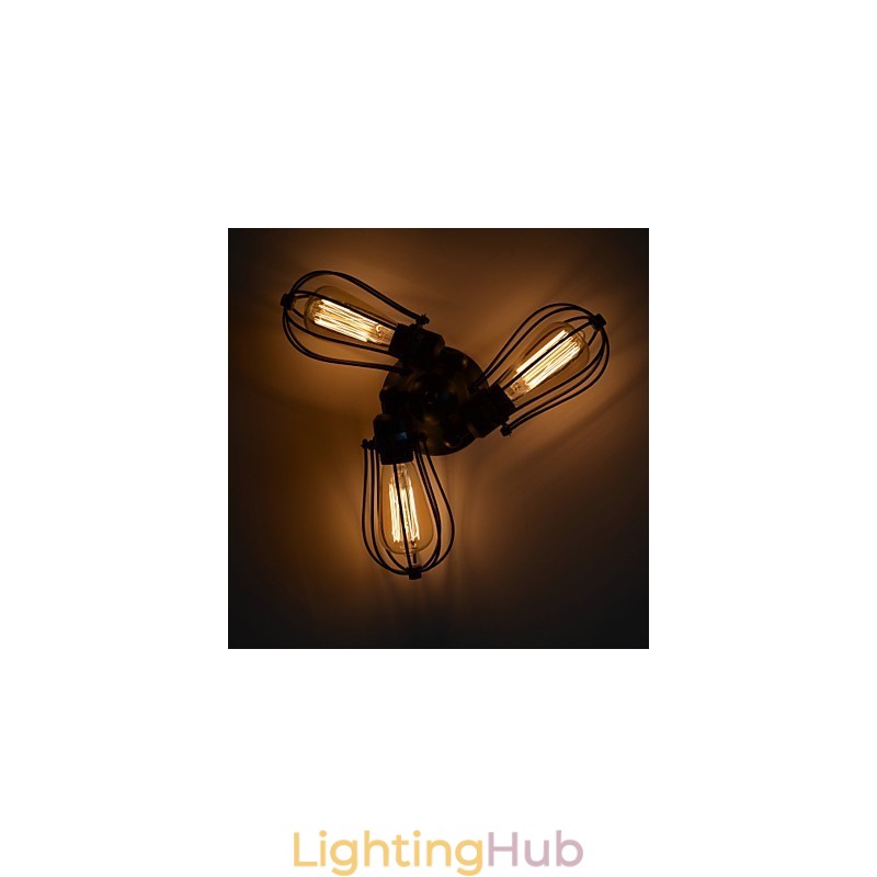 Mini Style Wall Sconces Rustic Lodge Metal