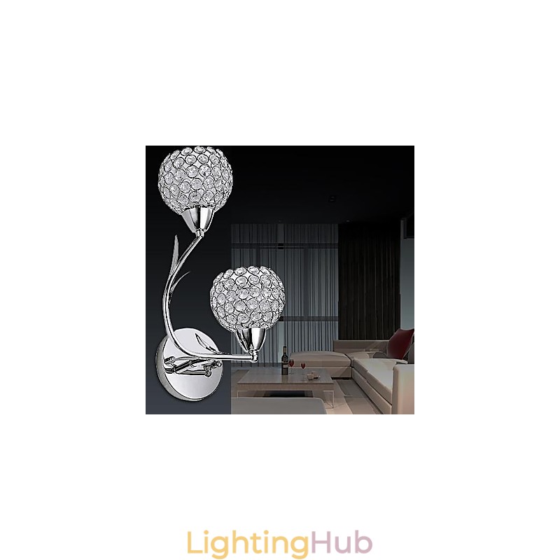Crystal Wall Sconces Modern Contemporary Metal