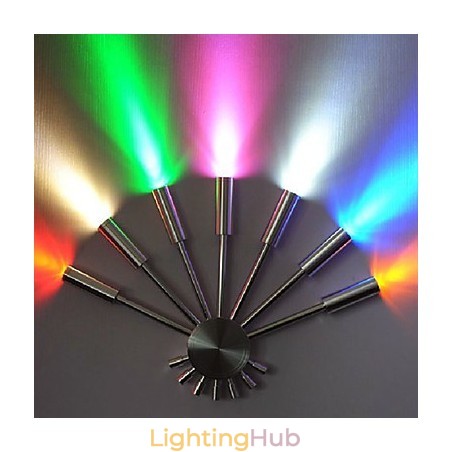 Modern Wall Light with Scattering Light Fanshaped 7 Metal Sticks Chic Style Modern Wall Light with Scattering Light Fanshaped 7 Metal Sticks Chic Style