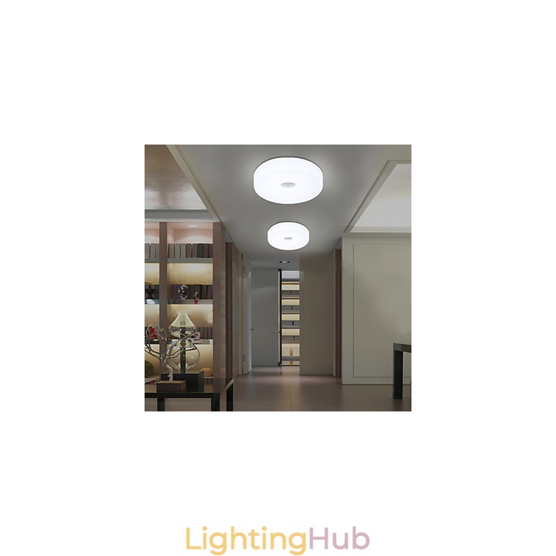 Round Ceiling Lights Flush Mount Modern Contemporary Metal