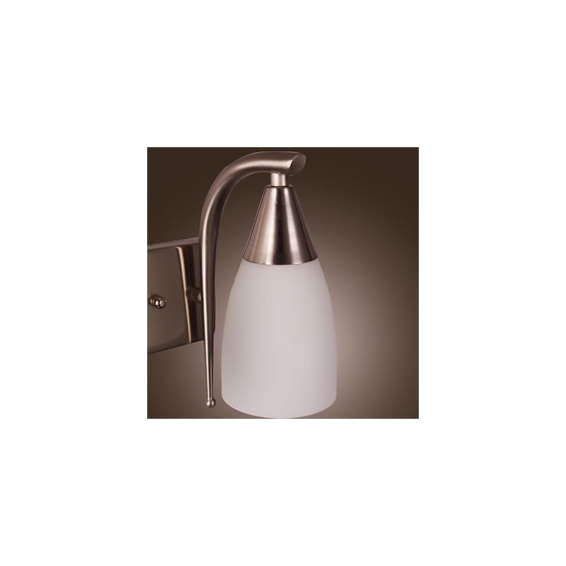 2 Light Wall Light in White Shade