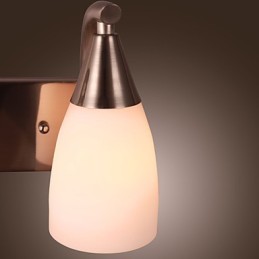 2 Light Wall Light in White Shade