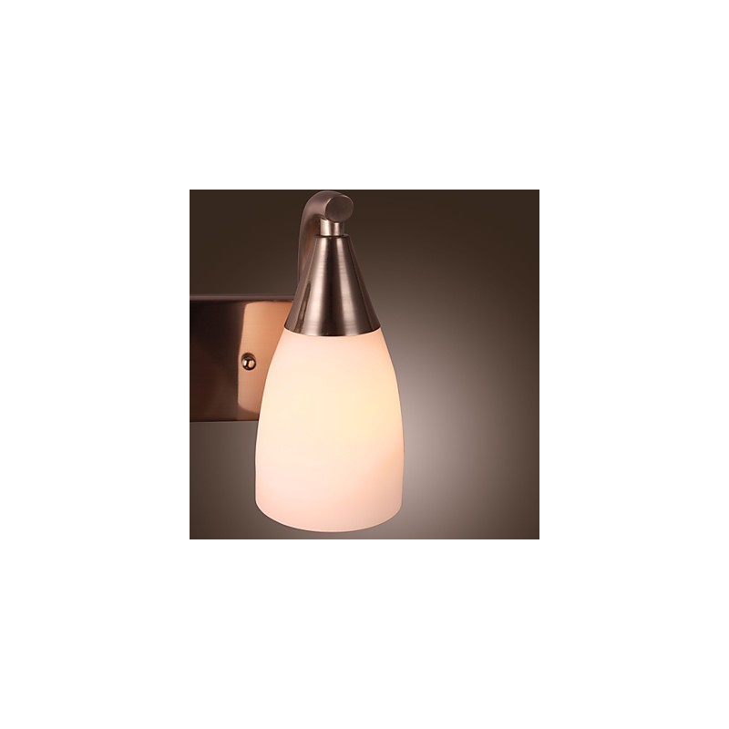 2 Light Wall Light in White Shade