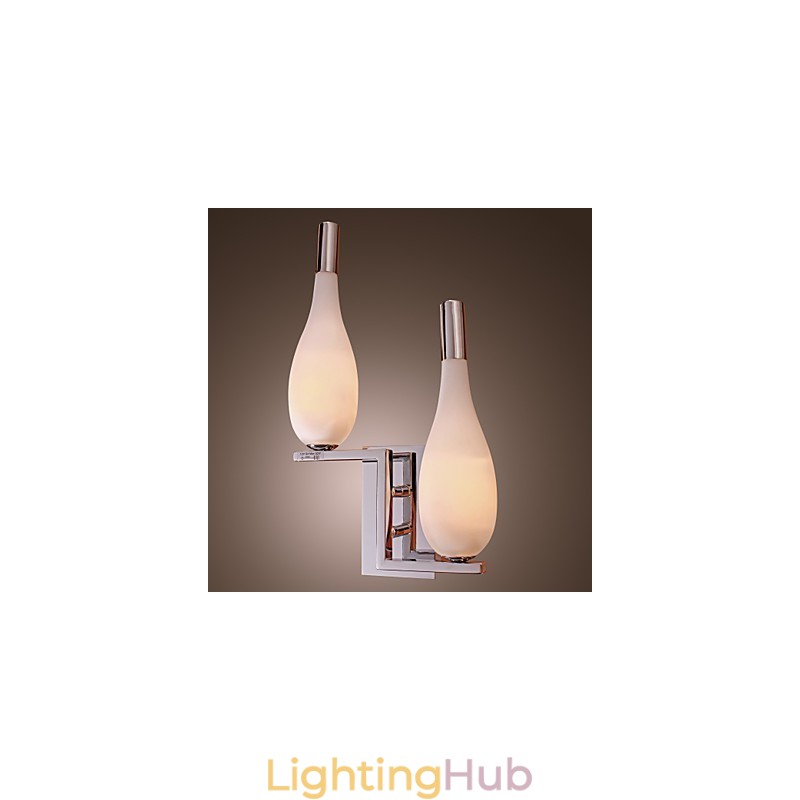 Crystal Wall Light with 2 Lights Bottle Shaped Shade