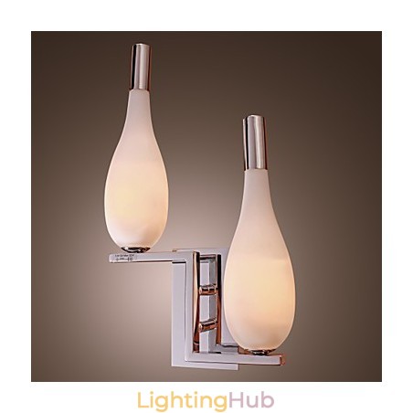 Crystal Wall Light with 2 Lights Bottle Shaped Shade Crystal Wall Light with 2 Lights Bottle Shaped Shade
